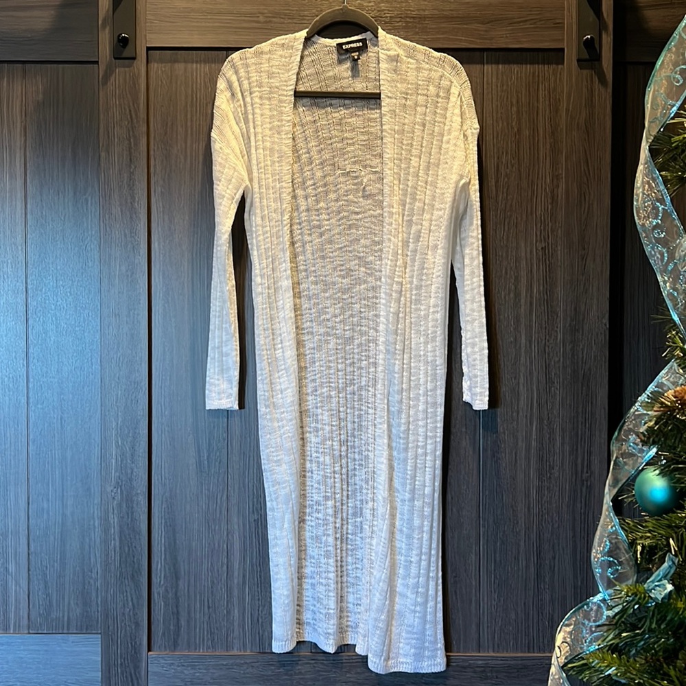 Express XS cardigan long style sweater
